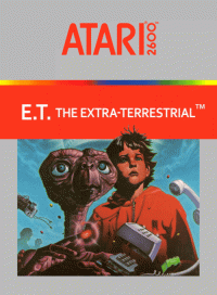 ET the Extra Terrestrial Atari 2600 US box art